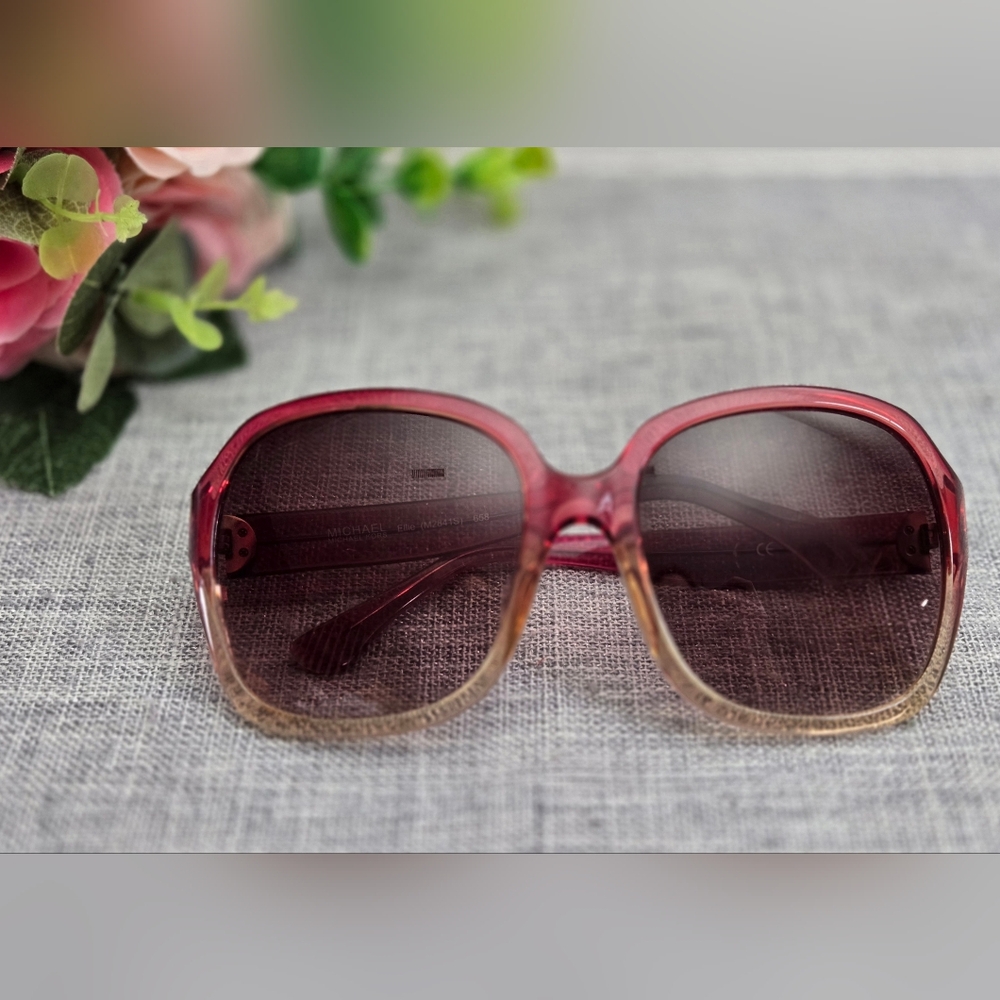 Michael Kors Ellie M-2841-S M2841S Square Sunglasses 58-19-130 Red